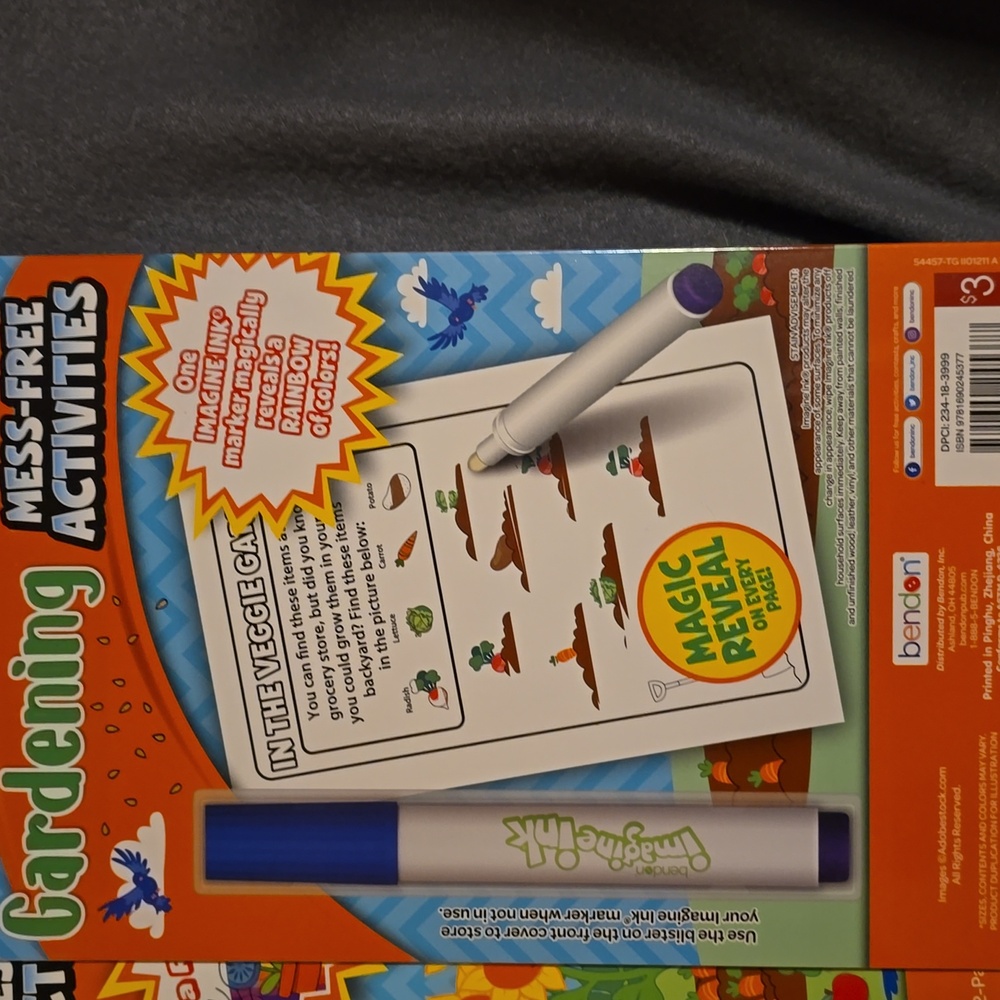 Bendon Imagine Ink Gardening Mess Free Activities - Lot Of 7 - Picture 3 of 3